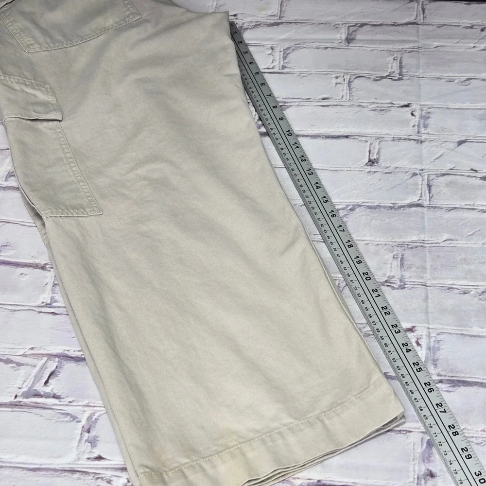 Vintage Y2K Levi's Cargo PantsStone Beige Cotton Twill Utility Outdoor Men 36x30